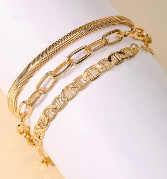 Gold Link Bracelet